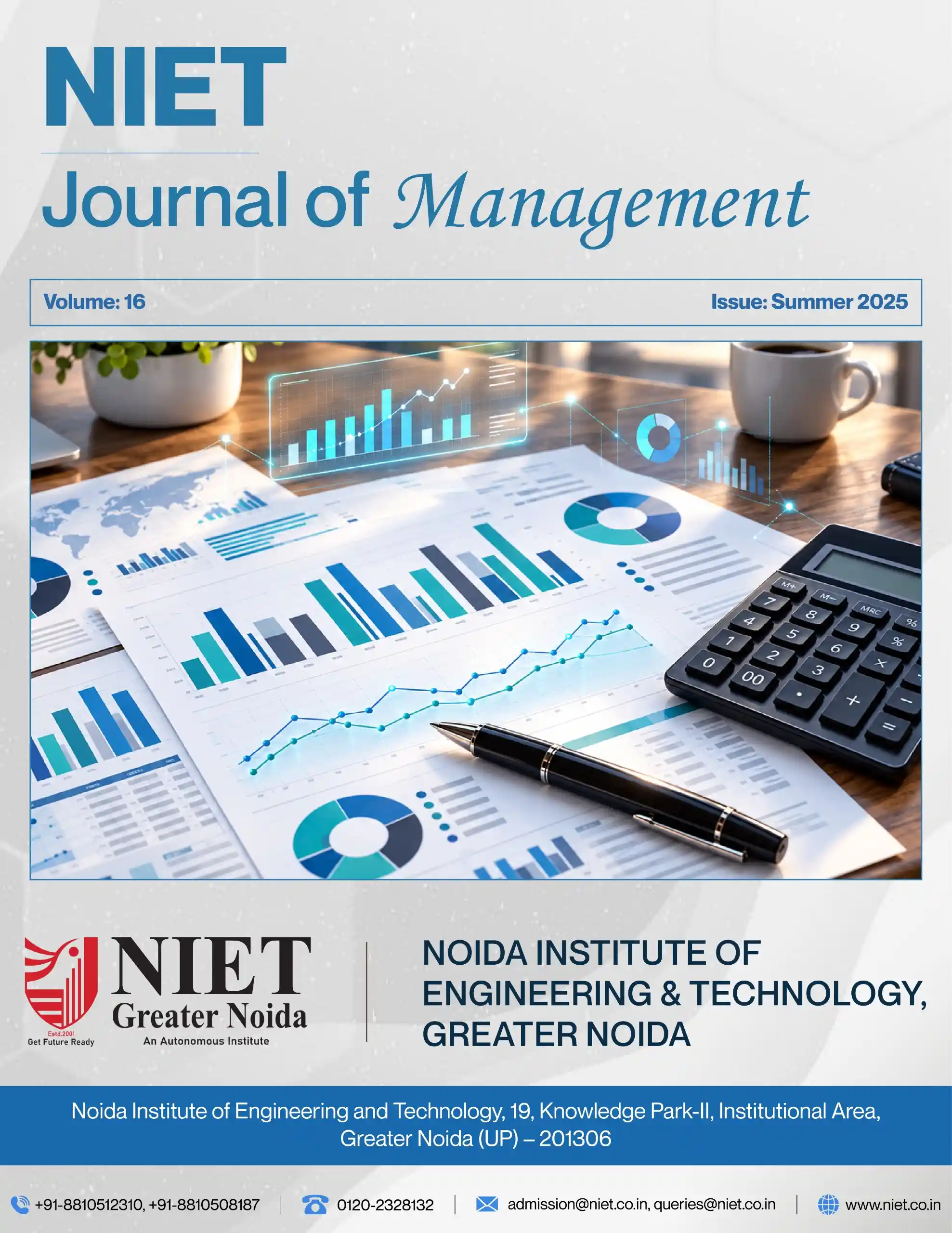NIET Journal of Management Volume 16 Summer Issue 2025